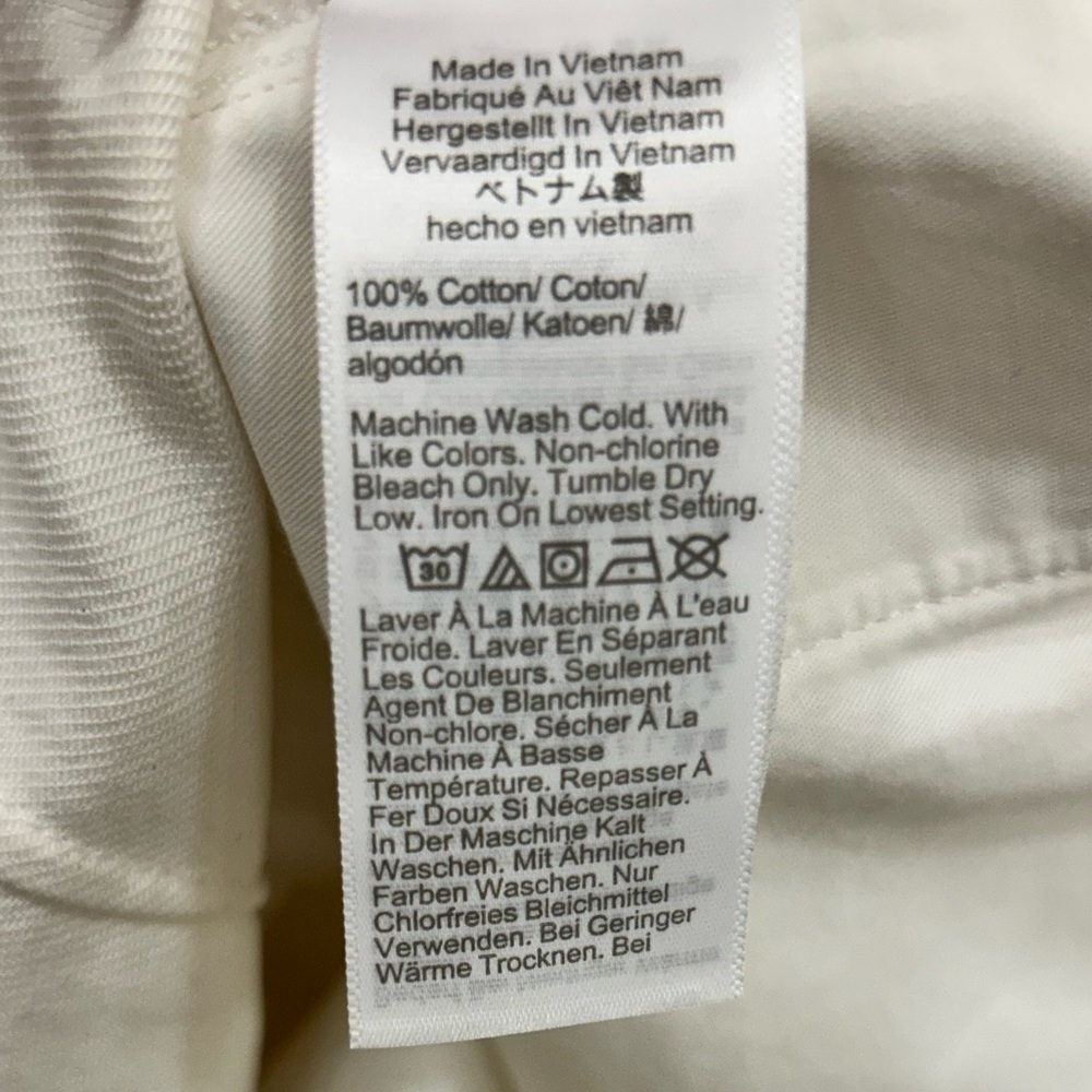 J.Crew Relaxed barrel-leg jean white sz.18 classic preppy office casual staple - Picture 9 of 11